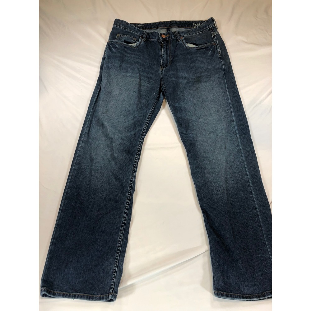 Tommy Bahama Standard Jeans Mens 35x30 Blue Medium Wash Straight Leg Denim